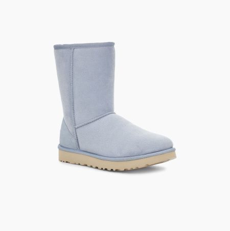 UGG Classic Short II - Boots Dame - Lyse Blå (NO-P087)